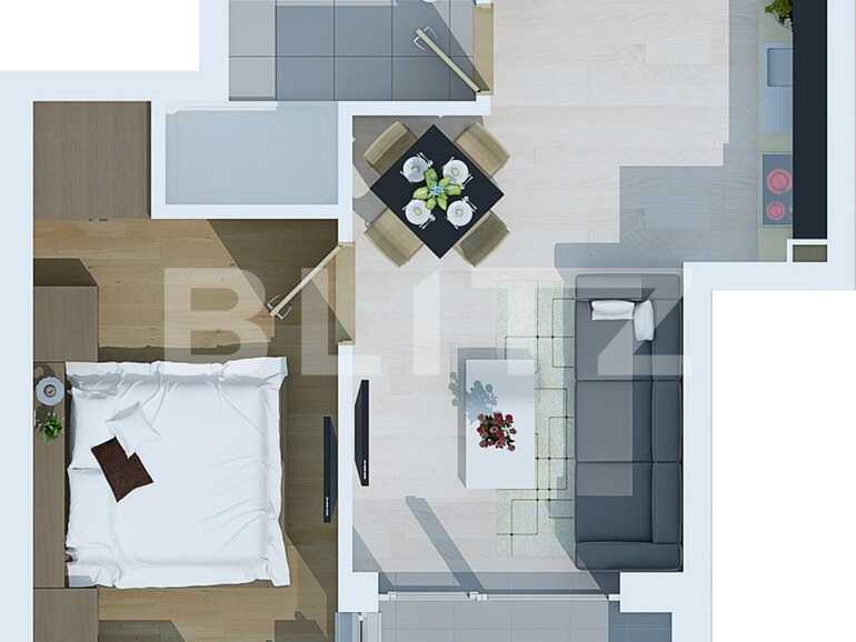 Apartament de vânzare 2 camere Vest - 78107AV | BLITZ Oradea | Poza1