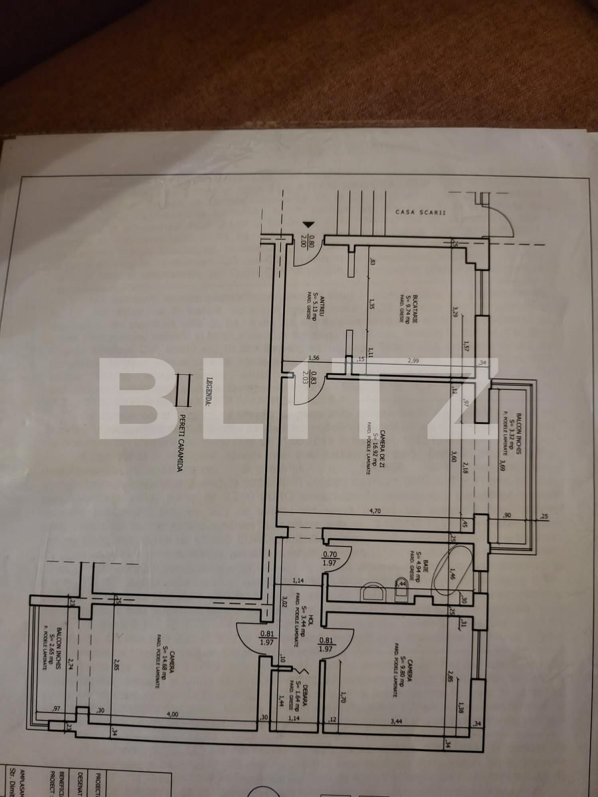 Apartament de vânzare 3 camere Cantemir - 78790AV | BLITZ Oradea | Poza1