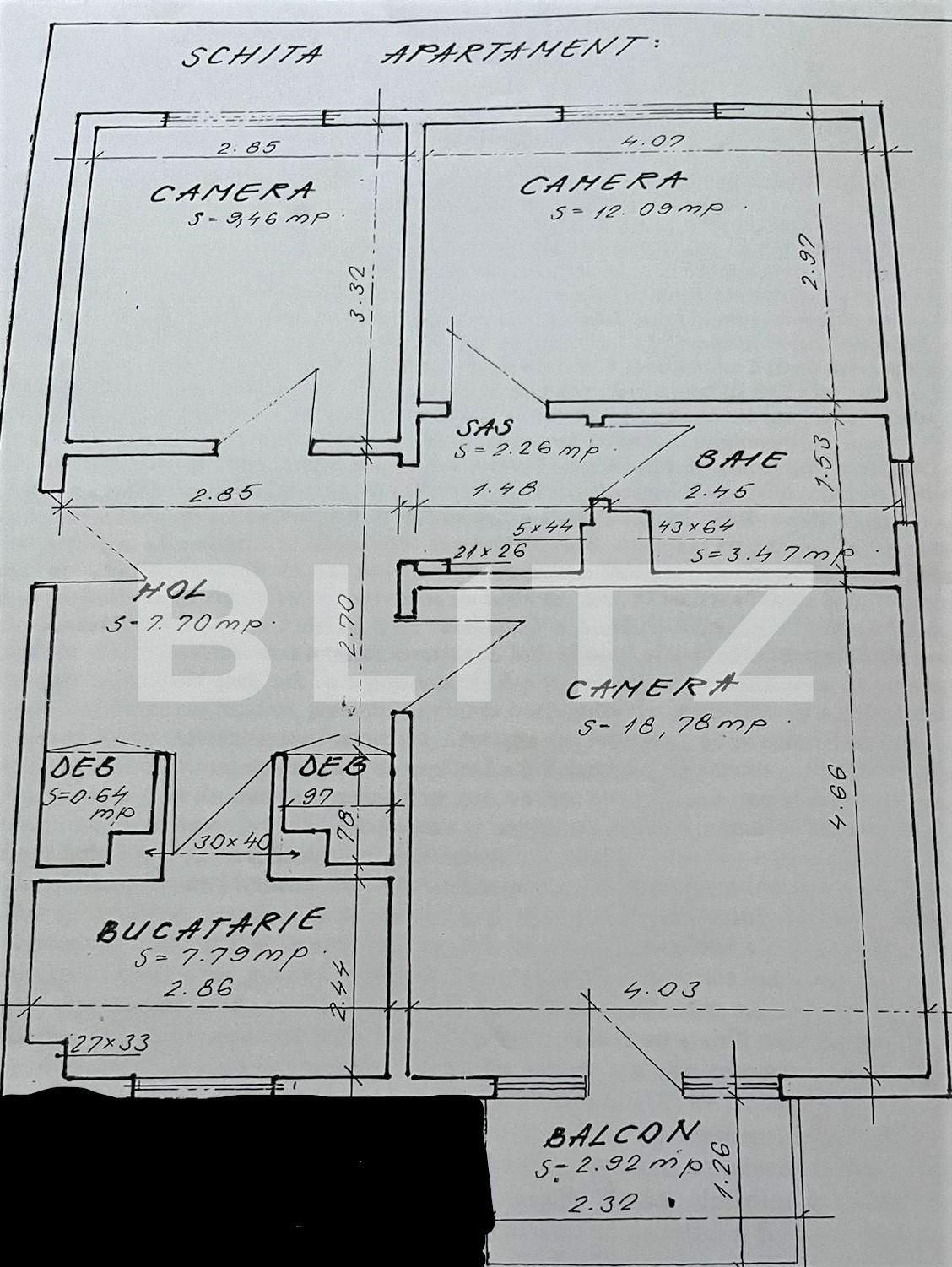 Apartament de vânzare 3 camere Calea Aradului - 79757AV | BLITZ Oradea | Poza1