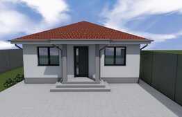 Casa nou construita de 150 mp, teren 500 mp în Santandrei