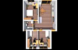 Casa tip duplex, 3 camere, 77 mp, teren 285 mp, Santandrei