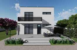 Oportunitate ! Casa mediteraneană parter și etaj cu panoramă spre oraș, teren 350-400 mp, suprafață utilă 120 mp