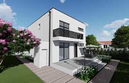 Oportunitate ! Casa mediteraneană parter și etaj cu panoramă spre oraș, teren 350-400 mp, suprafață utilă 120 mp