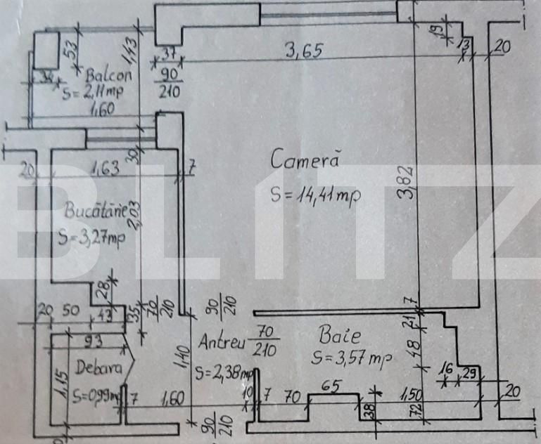 Garsonieră de vânzare Decebal - 91280AV | BLITZ Oradea | Poza1