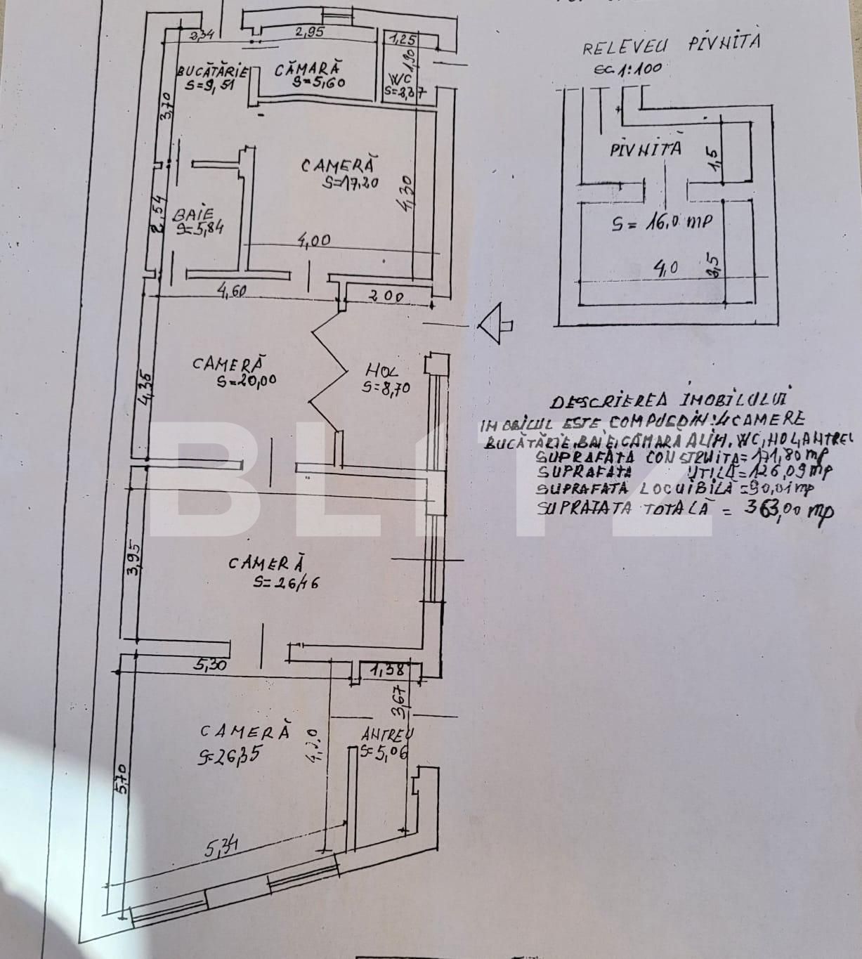 Casa de vânzare 4 camere Central - 93787CV | BLITZ Oradea | Poza1