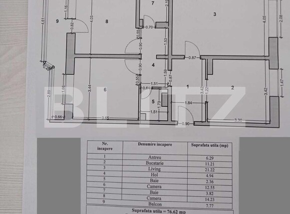 Apartament de vânzare 3 camere Dragos Voda - 99813AV | BLITZ Oradea | Poza8