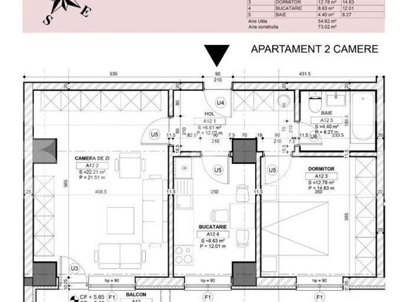 Apartament de vânzare 2 camere Razboieni - 100010AV | BLITZ Pitești | Poza2