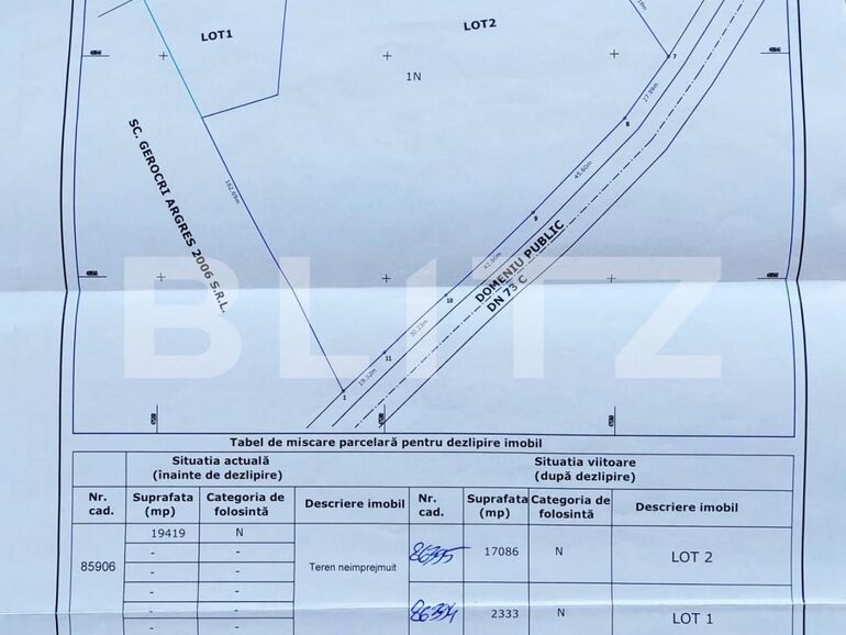 Teren de vânzare Curtea de Argeș - 100090TV | BLITZ Pitești | Poza1