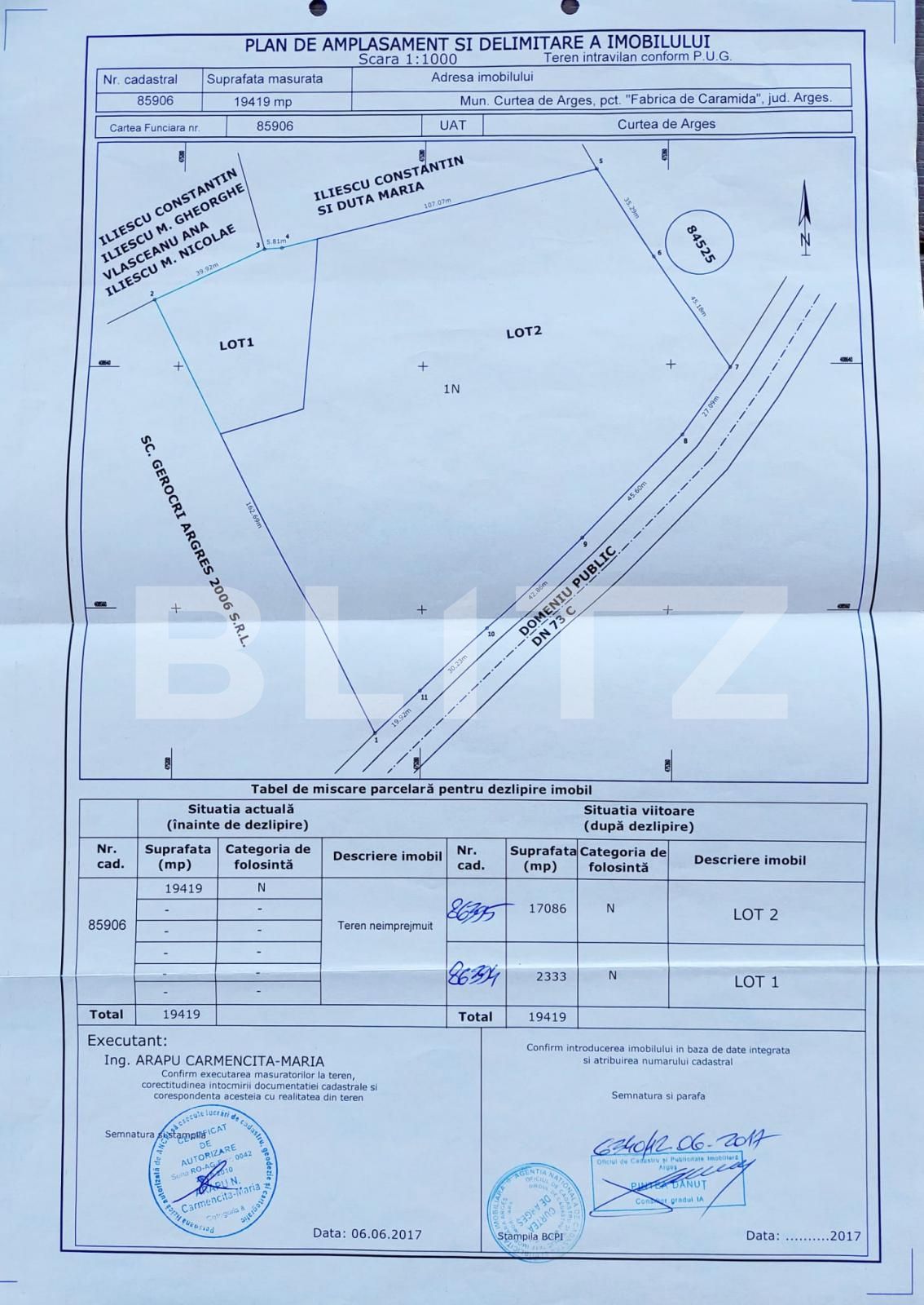 Teren de vânzare Curtea de Argeș - 100090TV | BLITZ Pitești | Poza1