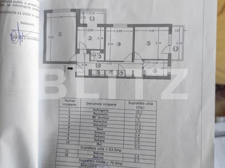 Apartament de vânzare 3 camere Trivale - 100249AV | BLITZ Pitești | Poza1