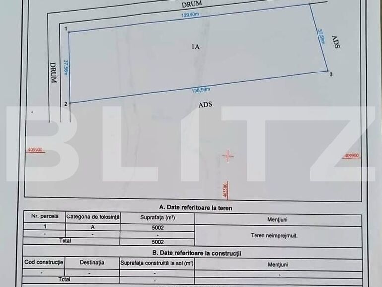 Teren de vânzare Curtea de Argeș - 100265TV | BLITZ Pitești | Poza1