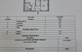 Apartamentul cu 2 camere, decomandat, 40 mp, Razboieni