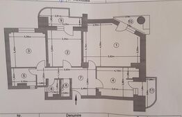 Apartament cu 3 camere, 78 mp, decomandat