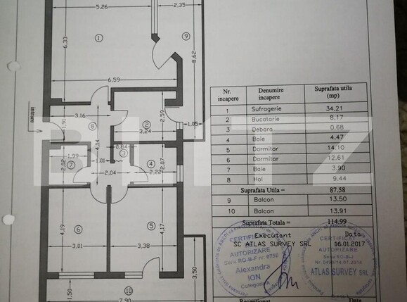 Apartament de vânzare 3 camere Negru Voda - 101222AV | BLITZ Pitești | Poza1