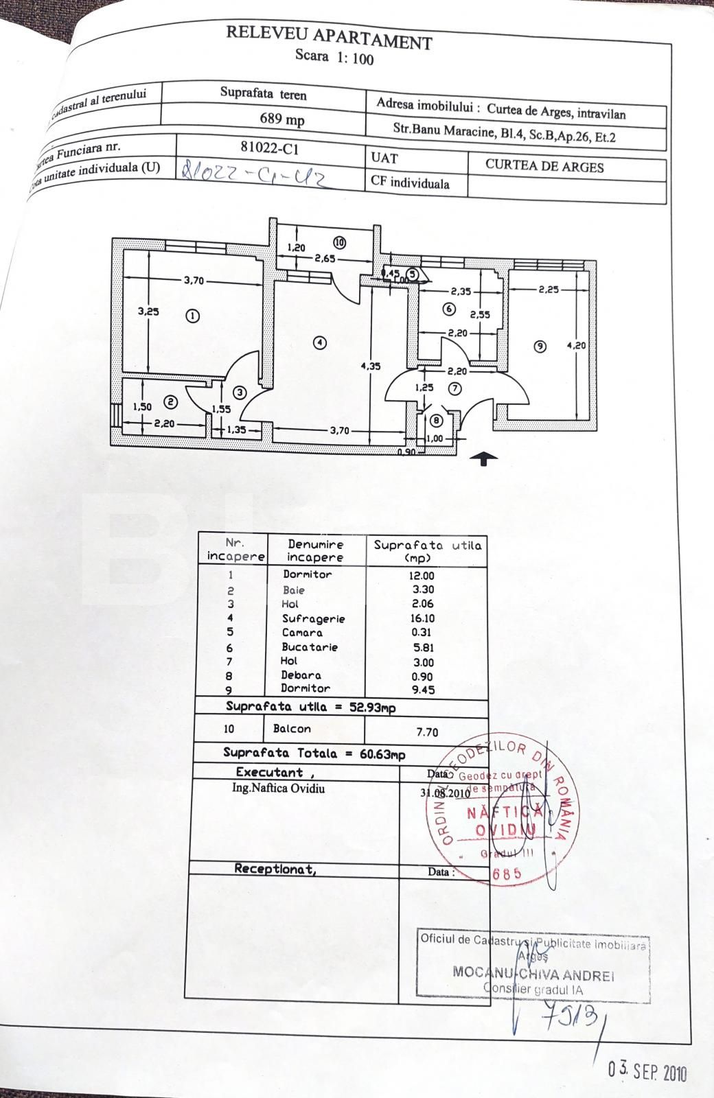 Apartament de vânzare 3 camere Curtea de Argeș - 101955AV | BLITZ Pitești | Poza1
