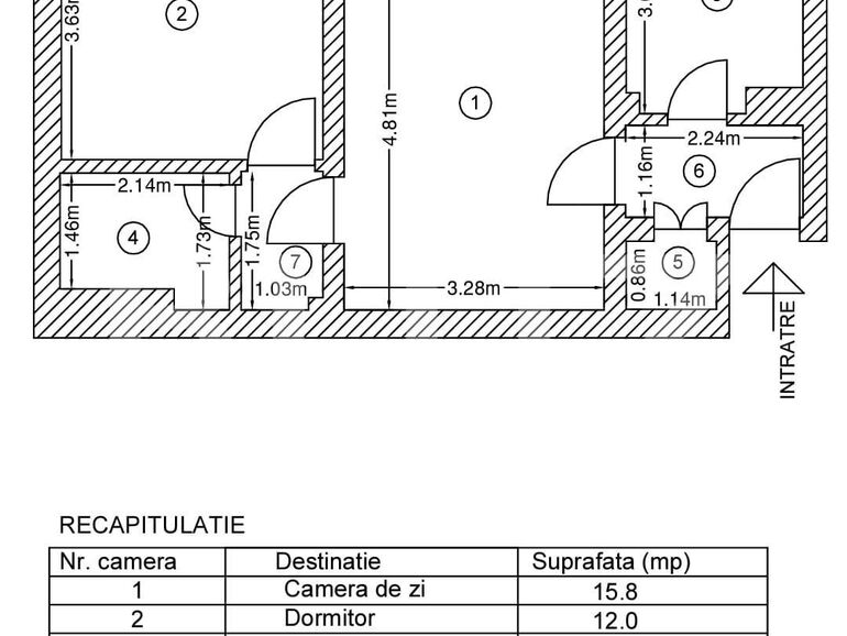 Apartament de vânzare 2 camere Banat - 102756AV | BLITZ Pitești | Poza1