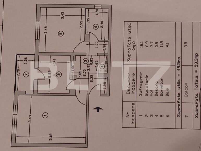 Apartament de vânzare 2 camere Curtea de Argeș - 103230AV | BLITZ Pitești | Poza1