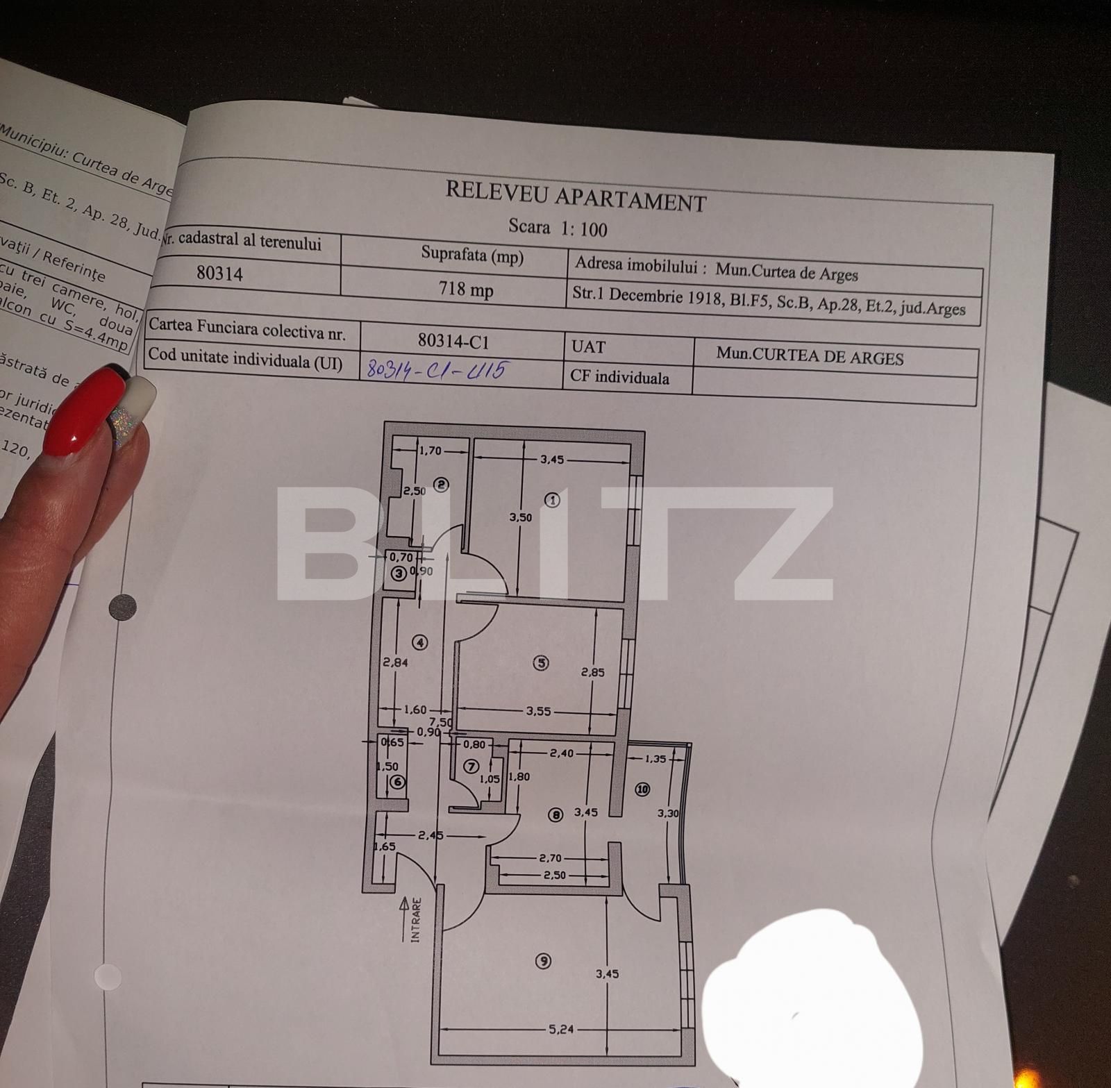 Apartament de vânzare 3 camere Curtea de Argeș - 103635AV | BLITZ Pitești | Poza2