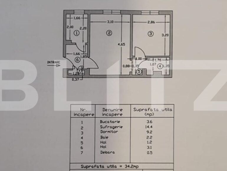 Apartament de vânzare 2 camere Curtea de Argeș - 103896AV | BLITZ Pitești | Poza1