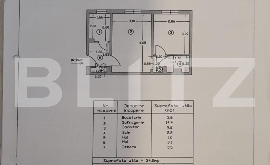 Apartament de vânzare 2 camere Curtea de Argeș - 103896AV | BLITZ Pitești | Poza1