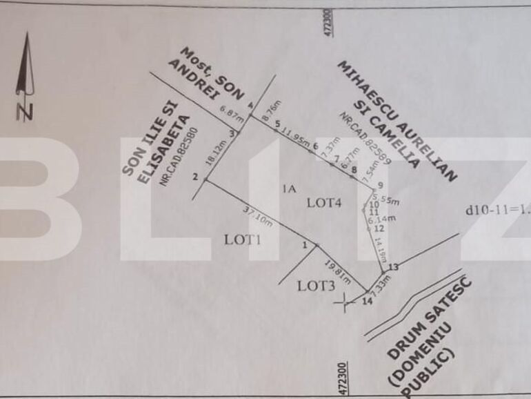 Teren de vânzare Curtea de Argeș - 104483TV | BLITZ Pitești | Poza1