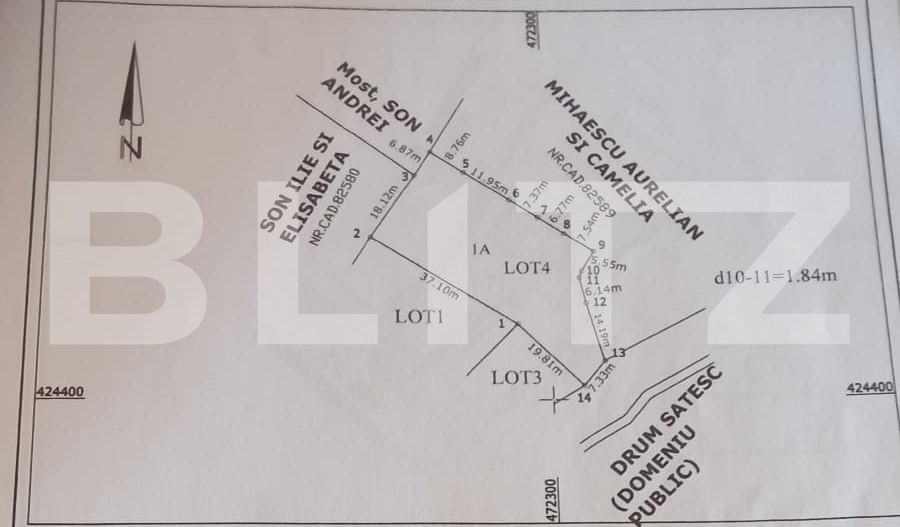 Teren de vânzare Curtea de Argeș - 104483TV | BLITZ Pitești | Poza1