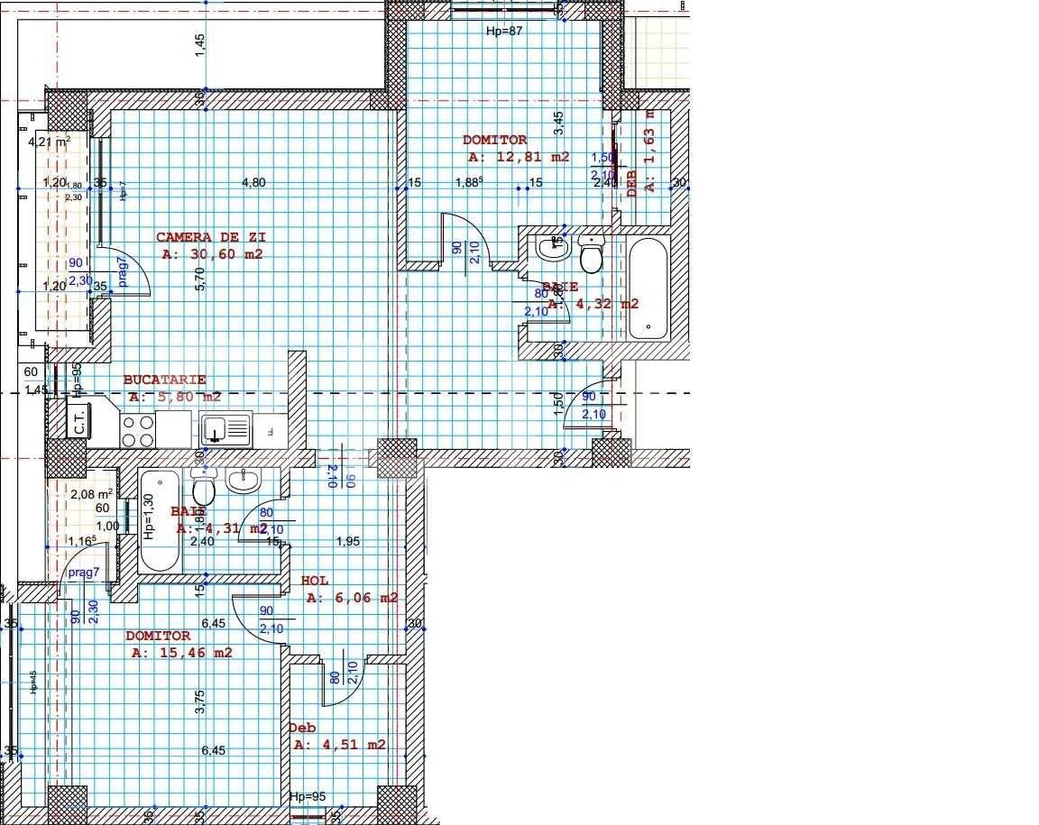Apartament de vânzare 3 camere Gavana Platou - 104869AV | BLITZ Pitești | Poza1