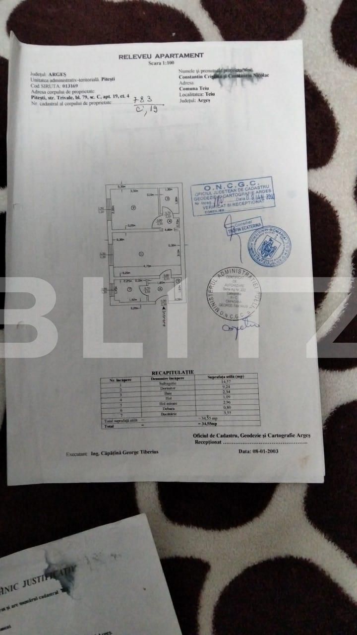 Apartament de vânzare 2 camere Trivale - 105657AV | BLITZ Pitești | Poza1