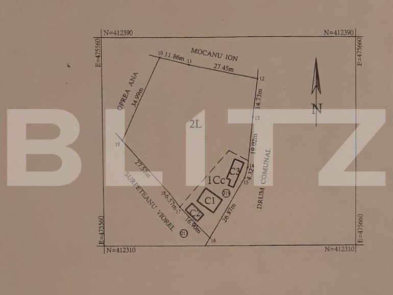 Teren de vânzare Curtea de Argeș - 106216TV | BLITZ Pitești | Poza1