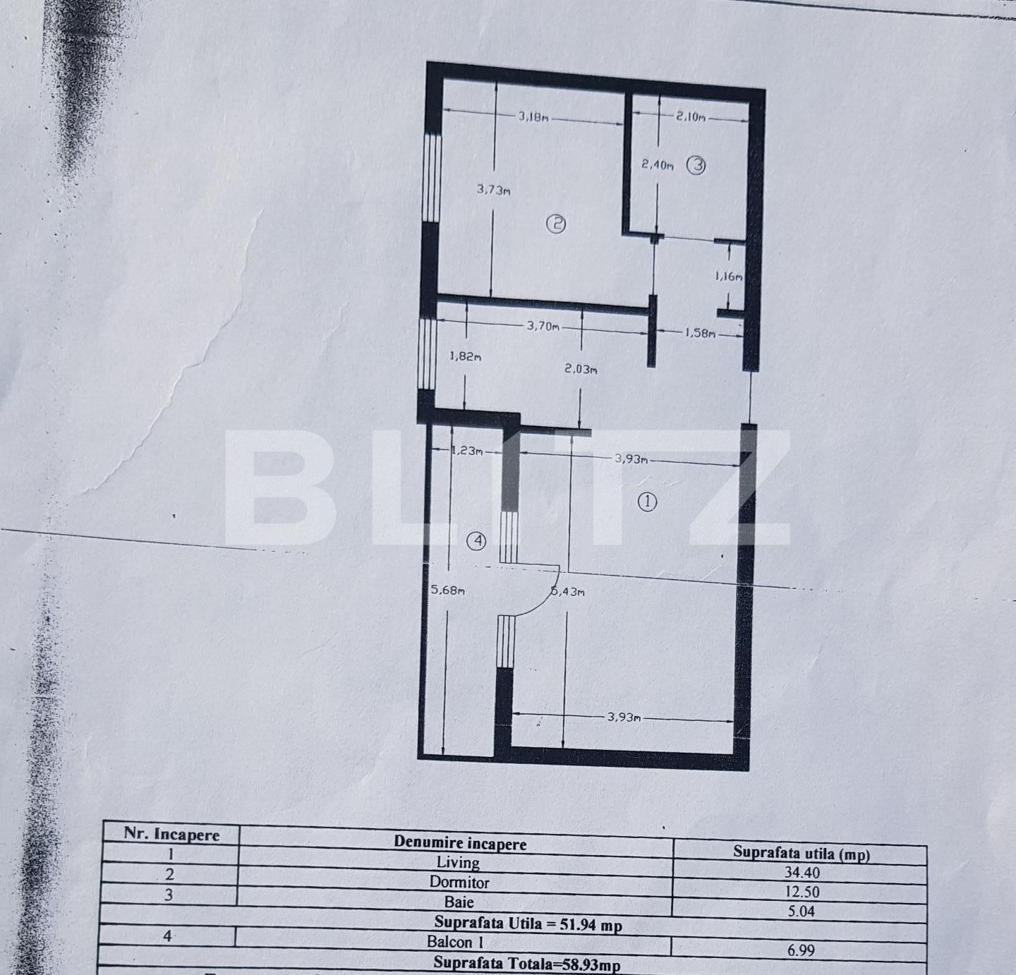 Apartament de vânzare 3 camere Gavana - 109500AV | BLITZ Pitești | Poza1