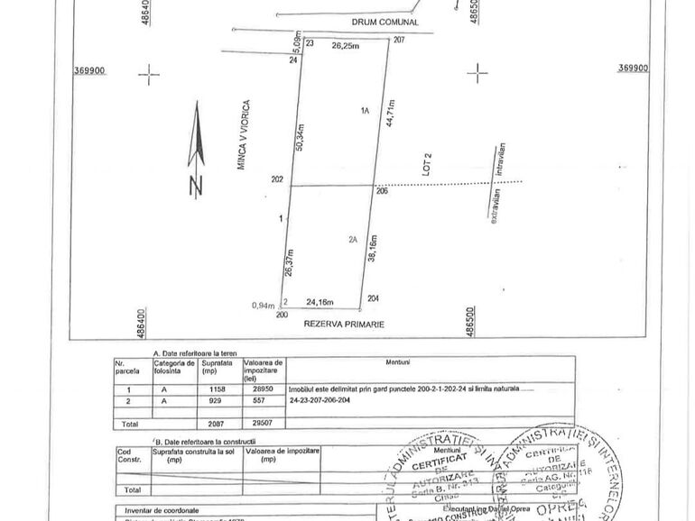 Teren de vânzare Smeura - 111412TV | BLITZ Pitești | Poza1