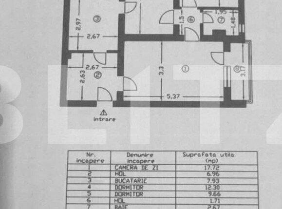 Apartament de vânzare 3 camere Trivale - 115021AV | BLITZ Pitești | Poza4
