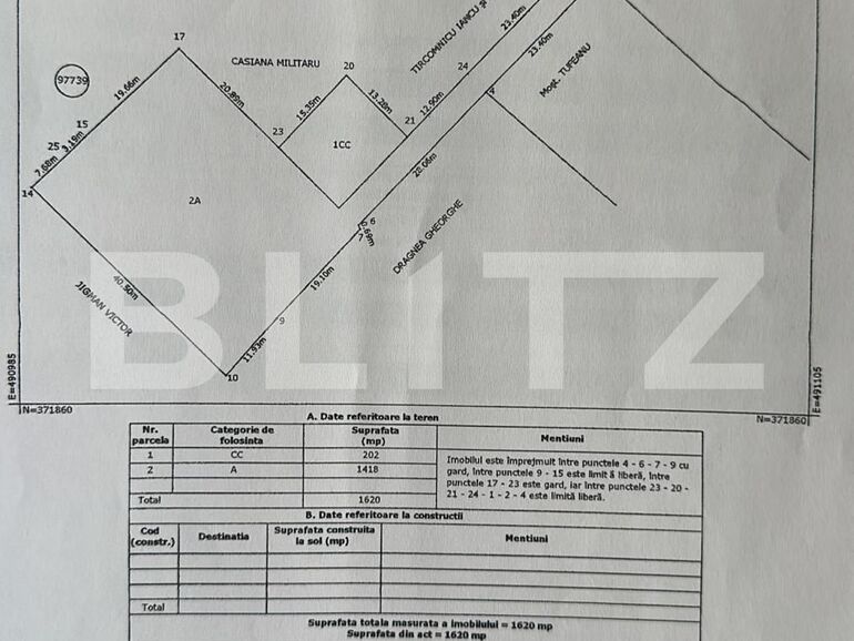 Teren de vânzare Fratii Golesti - 118461TV | BLITZ Pitești | Poza1