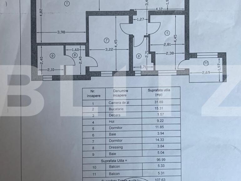 Apartament de vânzare 3 camere Central - 119943AV | BLITZ Pitești | Poza1