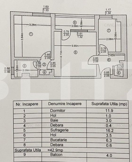 Apartament de vânzare 2 camere Craiovei - 121587AV | BLITZ Pitești | Poza1