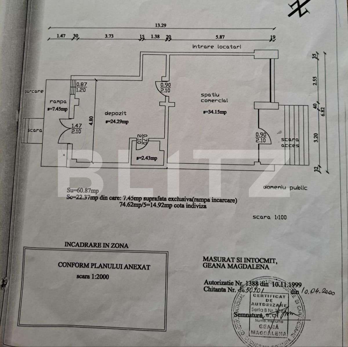Spațiu comercial de închiriat Gavana 2 - 122552SIC | BLITZ Pitești | Poza1