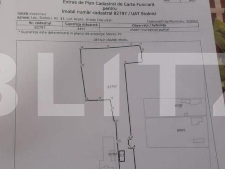 Teren de vânzare Sud Vest - 123797TV | BLITZ Pitești | Poza1