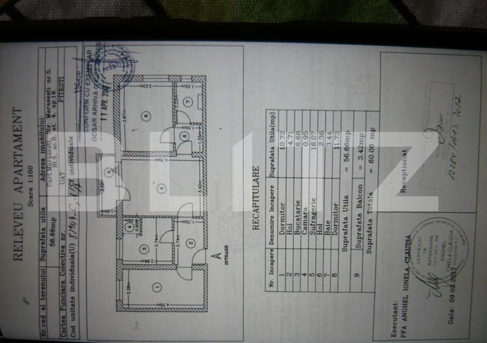 Apartament de vânzare 3 camere Trivale - 124537AV | BLITZ Pitești | Poza1