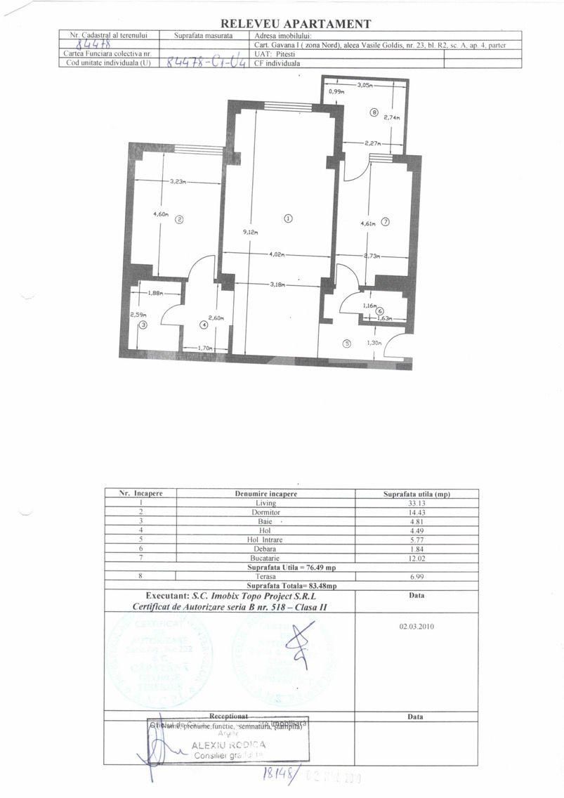 Apartament de vânzare 2 camere Nord - 124637AV | BLITZ Pitești | Poza1
