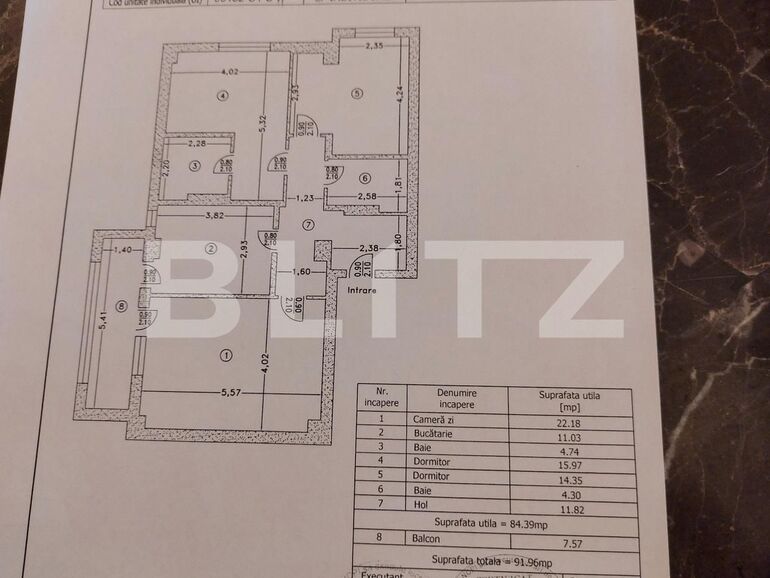 Apartament de vânzare 3 camere Negru Voda - 124730AV | BLITZ Pitești | Poza1
