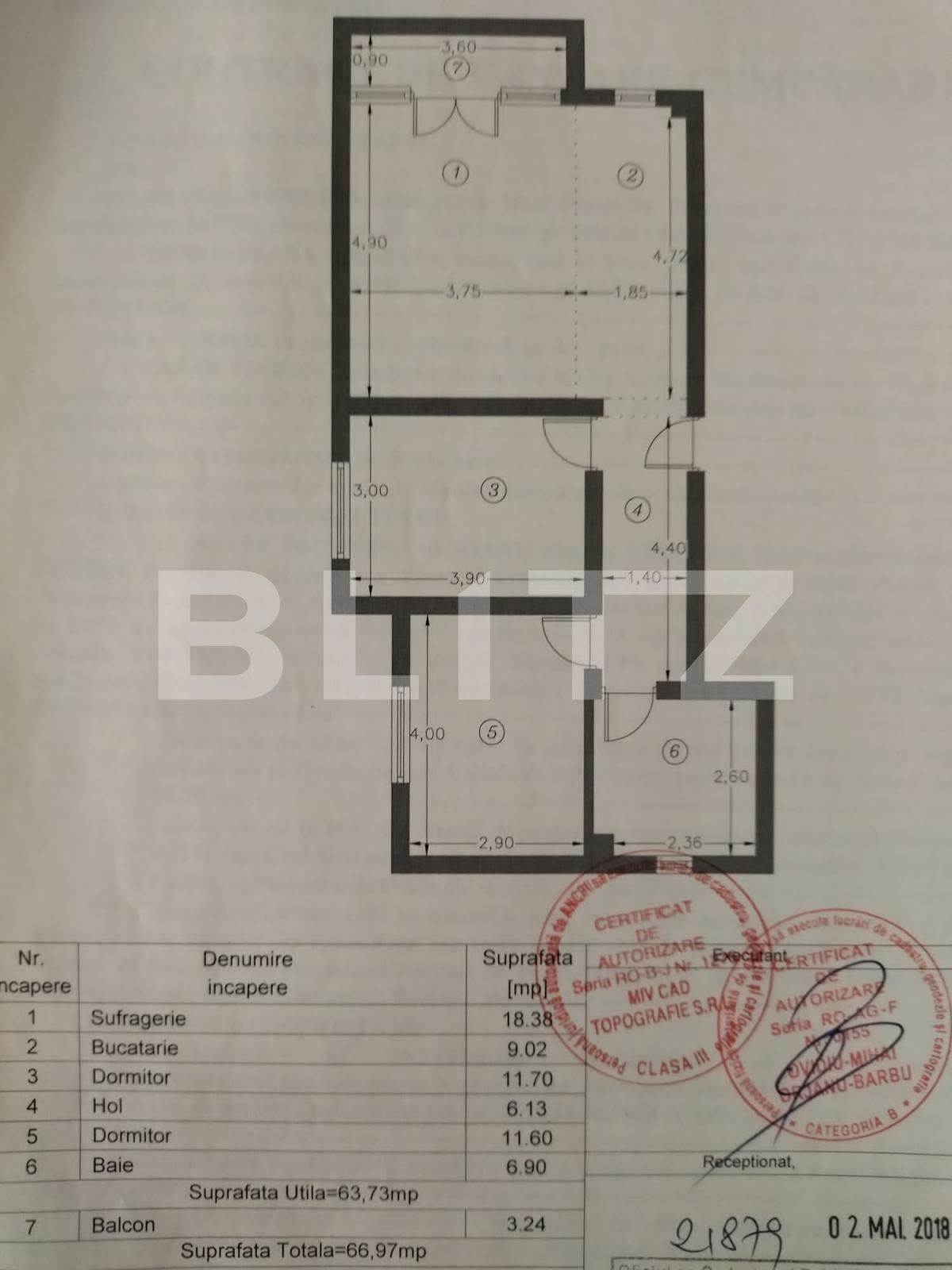 Apartament de vânzare 3 camere Trivale - 125282AV | BLITZ Pitești | Poza1
