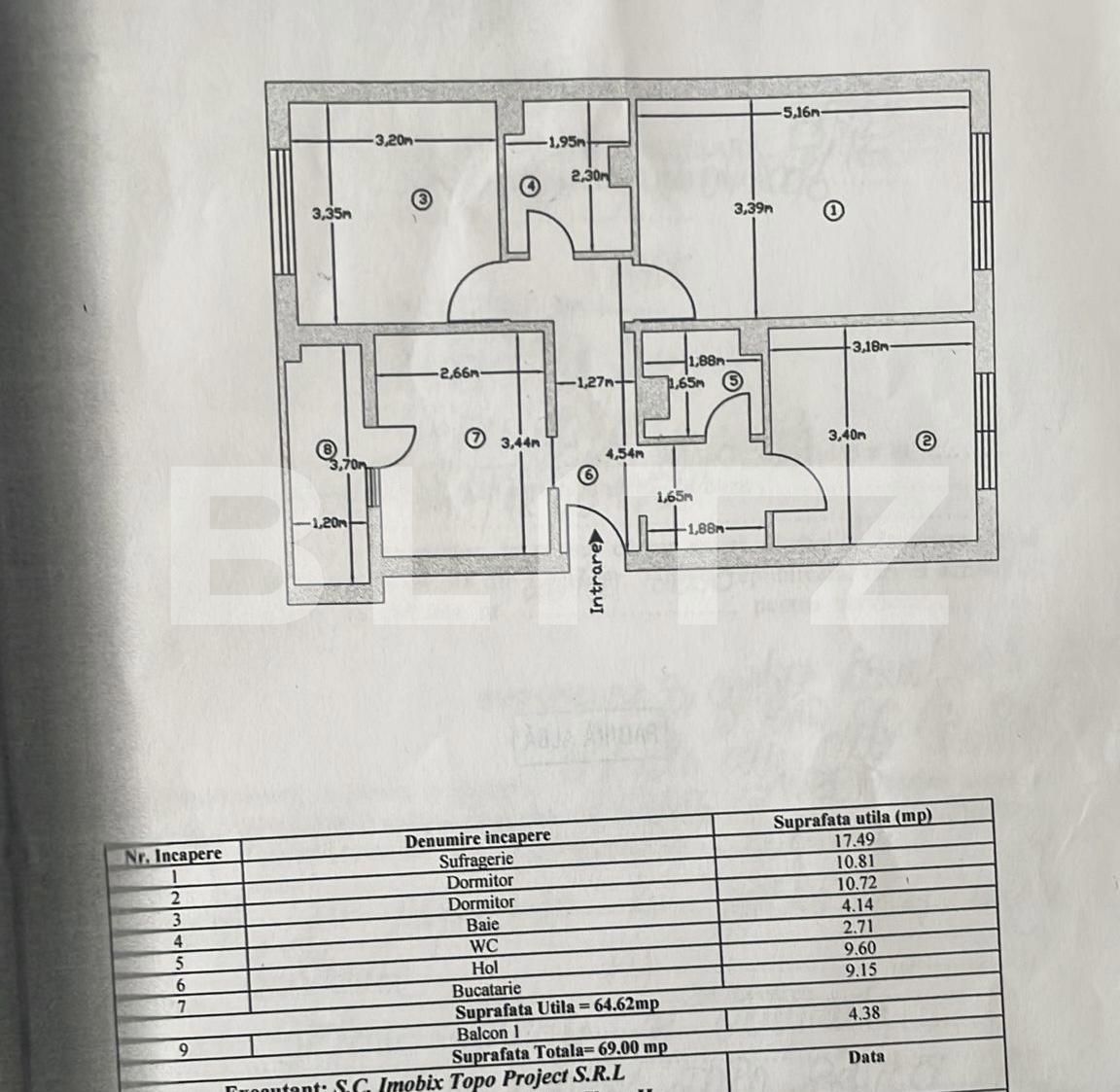 Apartament de vânzare 3 camere Banat - 125412AV | BLITZ Pitești | Poza1