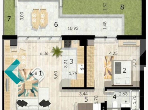 Apartament de vânzare 2 camere Craiovei - 126588AV | BLITZ Pitești | Poza1