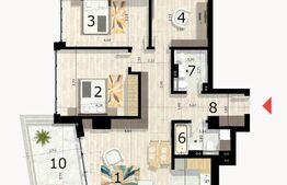 Apartament 3 camere, 97 mp, cartier Craiovei