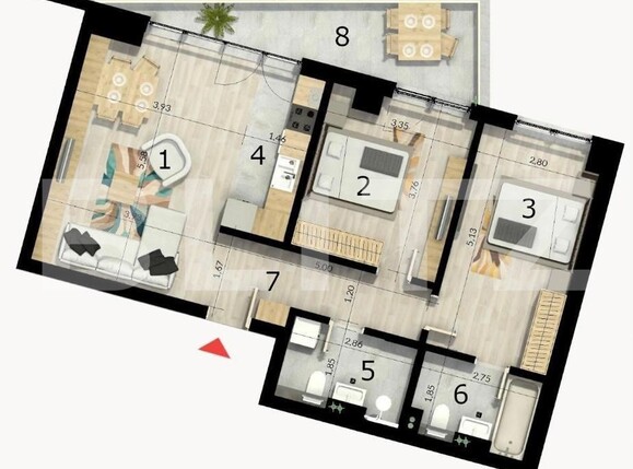 Apartament de vânzare 3 camere Craiovei - 126604AV | BLITZ Pitești | Poza1