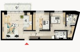 Apartament 3 camere, 80 mp, balcon, cartier Craiovei