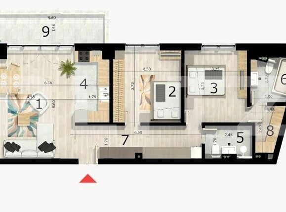 Apartament de vânzare 3 camere Craiovei - 126611AV | BLITZ Pitești | Poza1