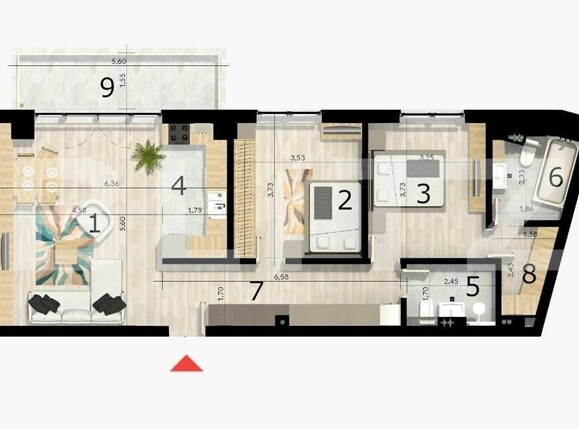 Apartament de vânzare 3 camere Craiovei - 126612AV | BLITZ Pitești | Poza1