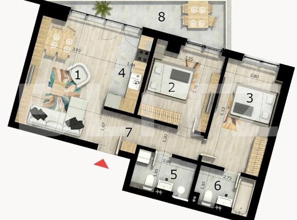 Apartament de vânzare 3 camere Craiovei - 126636AV | BLITZ Pitești | Poza1