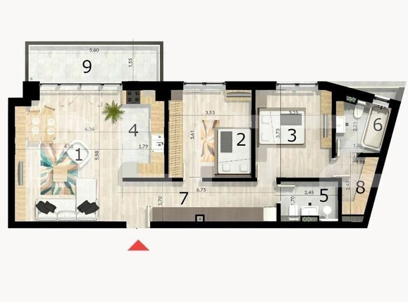 Apartament de vânzare 3 camere Craiovei - 126639AV | BLITZ Pitești | Poza1